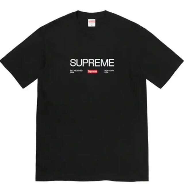 Supreme EST.1994 Tee Tシャツ　Black Mサイズ