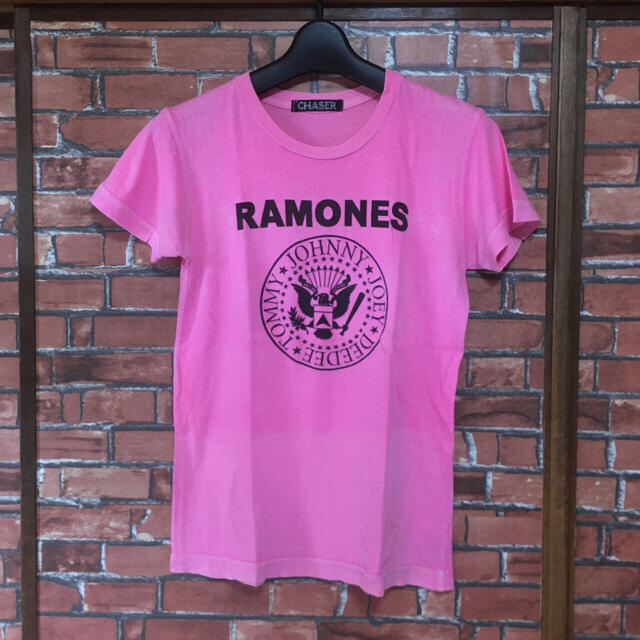 RAMONES ラモーンズ バンドTシャツ USA製 レディーストップスM 半袖の