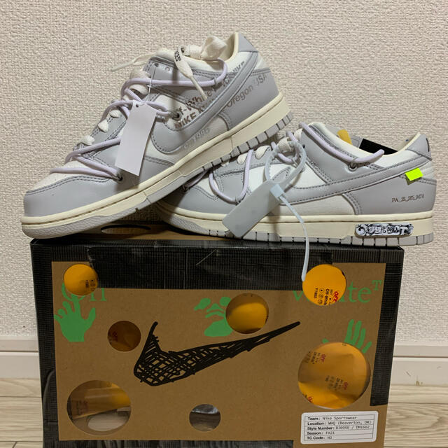 NIKE OFFWHITE DUNKLOW