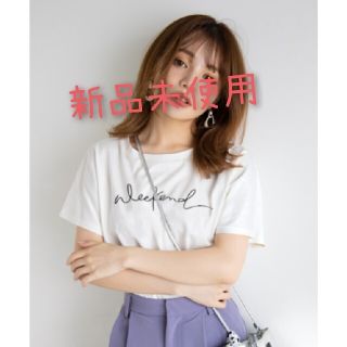 グレイル(GRL)のGRL ロゴクルーネックTシャツ(Tシャツ(半袖/袖なし))