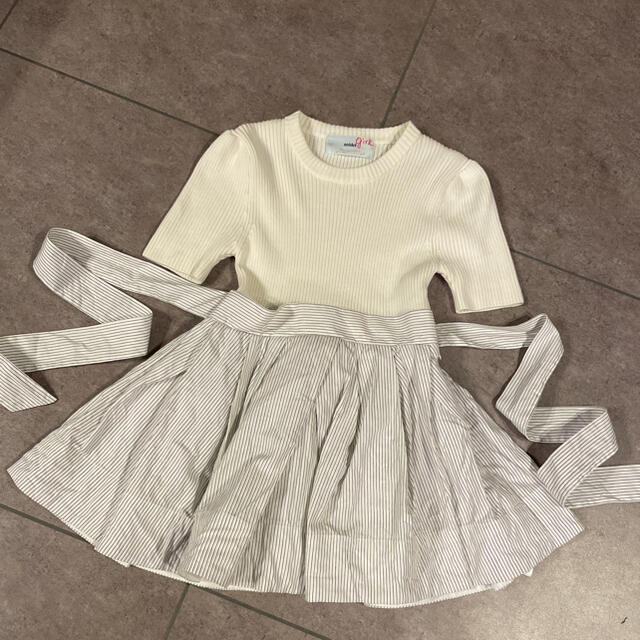 SNIDEL(スナイデル)のスナイデルガール　ワンピ　スナイデル大人用 キッズ/ベビー/マタニティのキッズ服女の子用(90cm~)(ワンピース)の商品写真