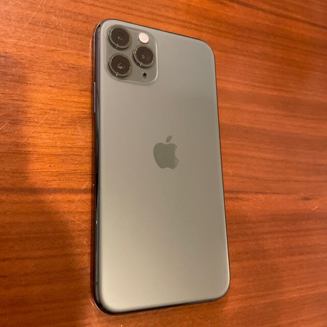 【超美品】SIMフリー iPhone11Pro 256GB ミッドナイトグリーン