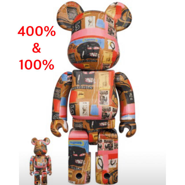 BE@RBRICK BASQUIAT #6  100％ & 400％