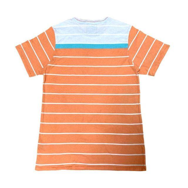 Calvin Klein(カルバンクライン)のカルバンクライン ボーダー柄 Tシャツ XL 18/20 総柄 ストライプ メンズのトップス(Tシャツ/カットソー(半袖/袖なし))の商品写真
