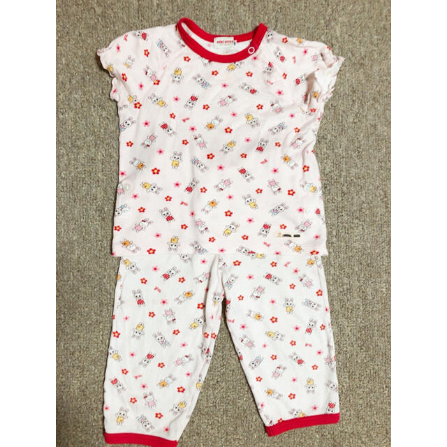 mikihouse(ミキハウス)のミキハウス ☆パジャマ90 キッズ/ベビー/マタニティのキッズ服女の子用(90cm~)(パジャマ)の商品写真