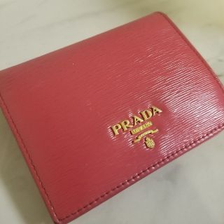 プラダ(PRADA)のプラダ 財布☆折りたたみ サフィアーノ (財布)