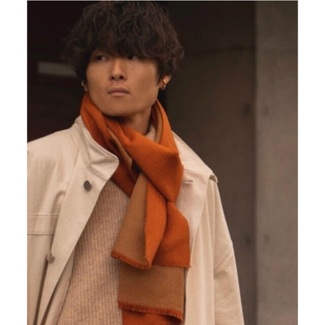 イノウエブラザーズ　Double Face Brushed Scarf