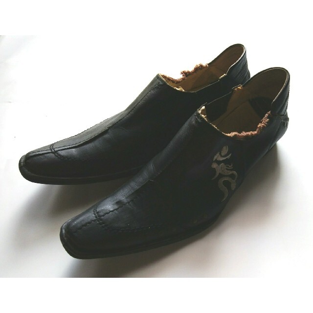 SABATO(サバト)のHOBBY様専用sabato　黒革靴　25.5㎝ メンズの靴/シューズ(ドレス/ビジネス)の商品写真