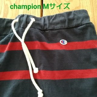 チャンピオン(Champion)のchampion ボーダースカート 紺エンジ(ひざ丈スカート)