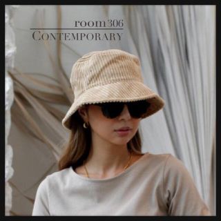 ルームサンマルロクコンテンポラリー(room306 CONTEMPORARY)のroom306contemporary コーデュロイバケットハット　新品未使用(ハット)