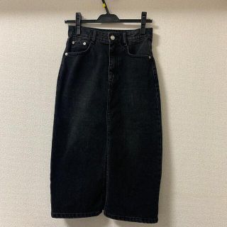 ザラ(ZARA)のZARA デニム　タイト　スカート(ひざ丈スカート)