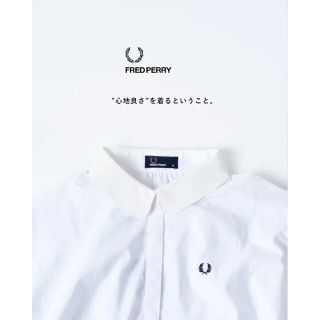 FRED PERRY WOMEN  ショートスリーブシャツSAX BLUE