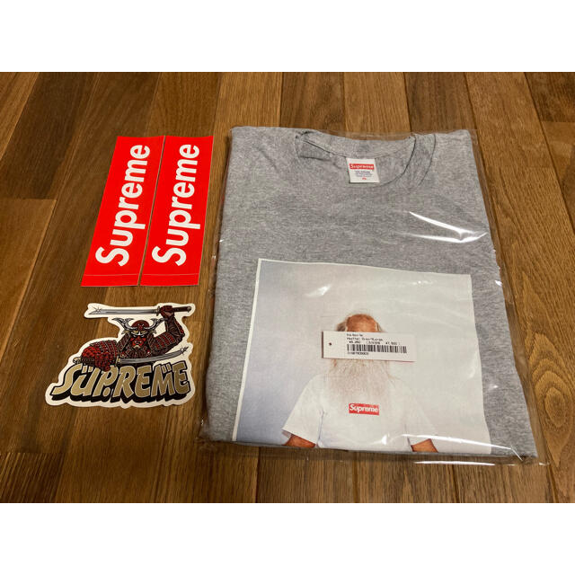 Supreme rick rubin tee グレーXL ステッカー3枚付き