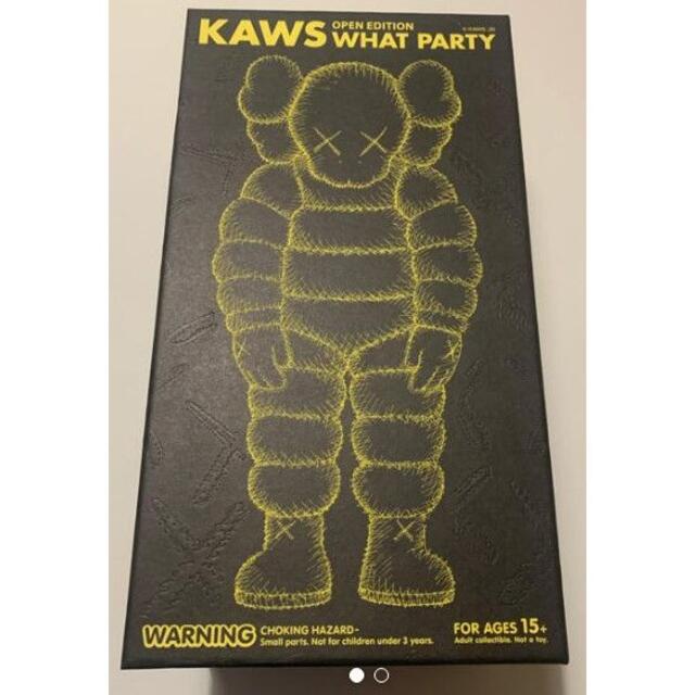 MEDICOM TOY(メディコムトイ)のBE@RBRICK KAWS WHAT PARTY YELLOW ベアブリック エンタメ/ホビーのフィギュア(その他)の商品写真