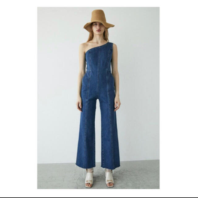 新品未使用品 MOUSSY CUT OUT DENIM ジャンプスーツ