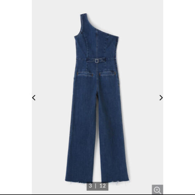 新品未使用品 MOUSSY CUT OUT DENIM ジャンプスーツ