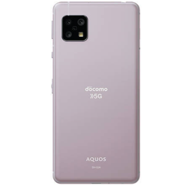 docomo AQUOS sense5G SH-53A ライラック スマホ/家電/カメラのスマートフォン/携帯電話(スマートフォン本体)の商品写真