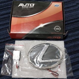 QIAQI AUTO BADGE LIGHT　レクサス　エンブレム　Ｌ(車外アクセサリ)