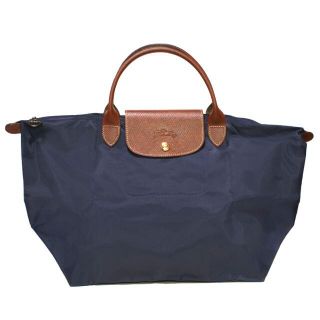 ロンシャン(LONGCHAMP)のロンシャン　ハンドバッグM ネイビー　新品(ハンドバッグ)