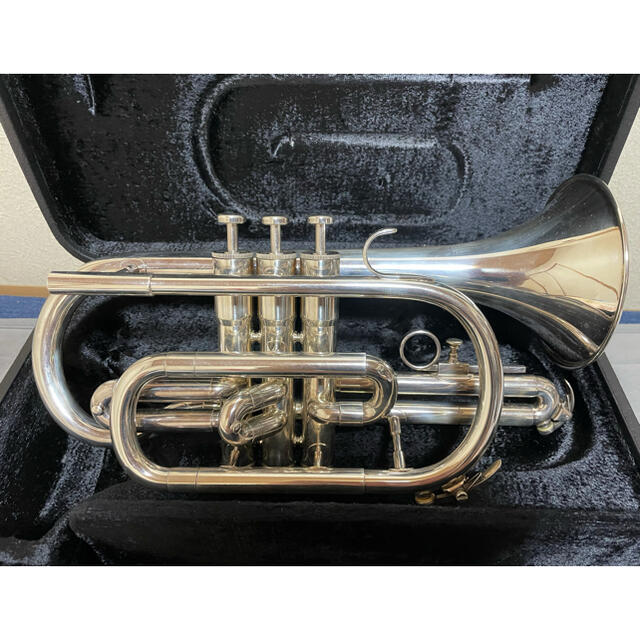 Bessonベッソン　コルネット　600シルバー 楽器の管楽器(トランペット)の商品写真