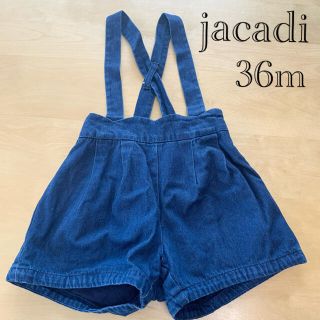 ジャカディ(Jacadi)の美品★ jacadi ジャカディ サロペット デニム 36m ショートパンツ(パンツ/スパッツ)