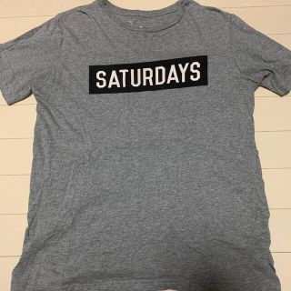 サタデーズサーフニューヨークシティー(SATURDAYS SURF NYC)のサタデーズニューヨーク　Sサイズ　グレイTシャツ(Tシャツ/カットソー(半袖/袖なし))