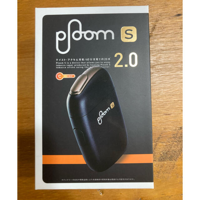 ploomS2.0(black)箱、専用アダプタ、コード付き メンズのファッション小物(タバコグッズ)の商品写真