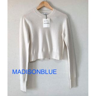 マディソンブルー(MADISONBLUE)のタグ付未使用　MADISONBLUE  カシミヤ混ショートニット　00(ニット/セーター)