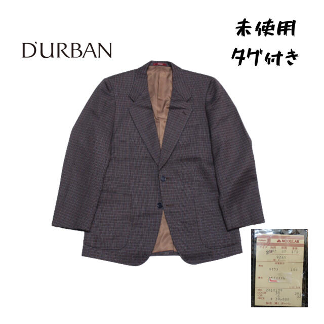 新しい到着 定価39,000円 新品未使用 D'URAN テーラードジャケット ダーバン テーラードジャケット