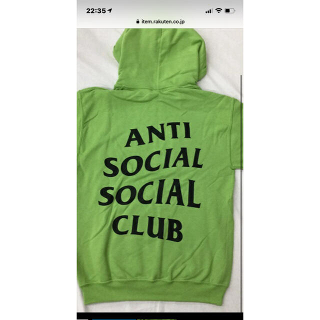 ANTI(アンチ)のASSC ANTI SOCIAL SOCIAL CLUB パーカー メンズのトップス(パーカー)の商品写真