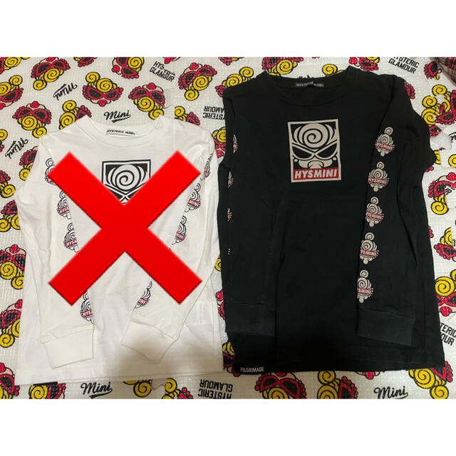 HYSTERIC MINI(ヒステリックミニ)の黒ロンティー キッズ/ベビー/マタニティのキッズ服女の子用(90cm~)(Tシャツ/カットソー)の商品写真