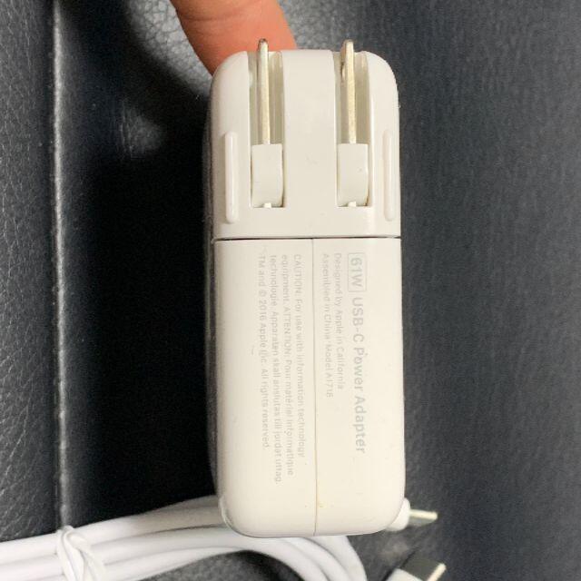 APPLE MC359J/A 61W usb C 充電器 1