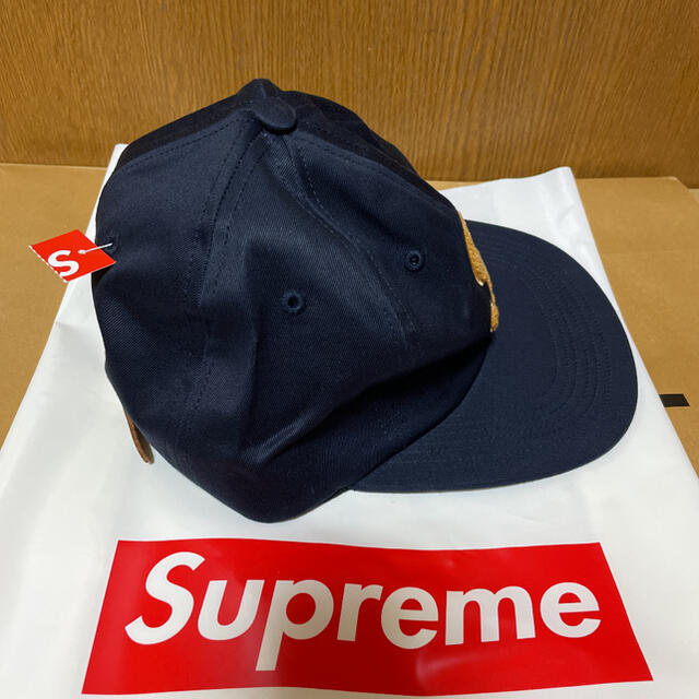 supreme  Chenille Logo 6-Panel キャップ 正規品