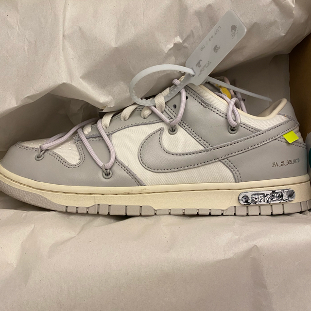 オフホワイトダンク49OFF-WHITE × NIKE DUNK LOW 49