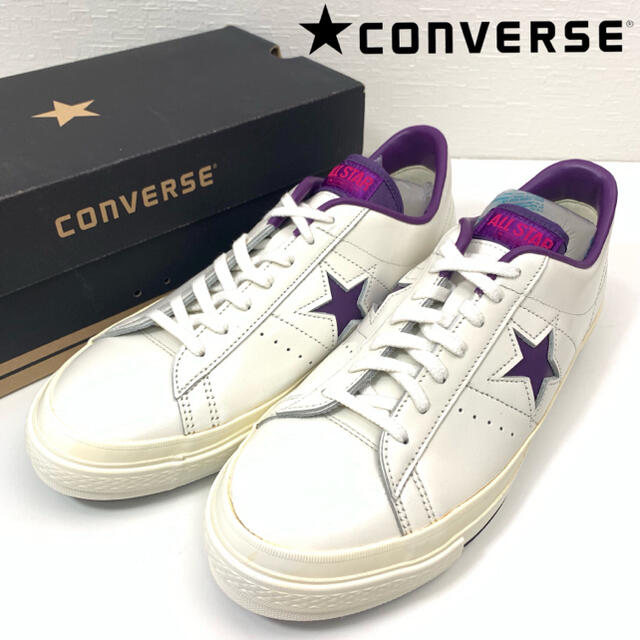 CONVERSE - 激レア コンバース One Star ホワイト&パープル 28cmの通販 ...