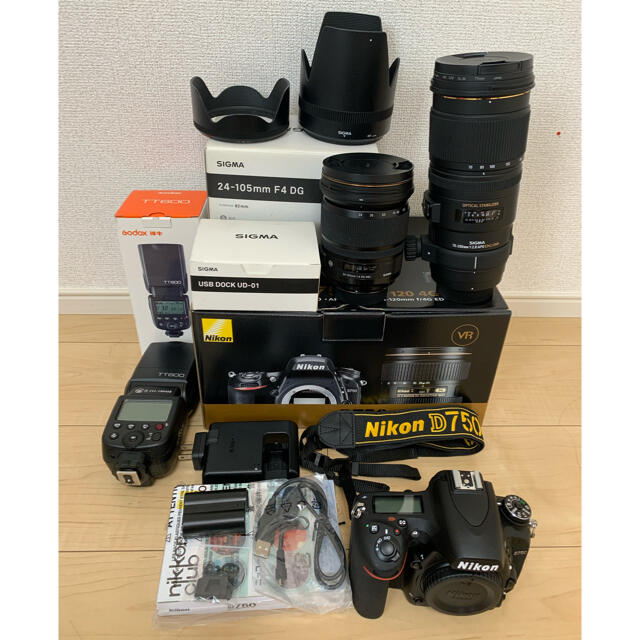 美品 Nikon D750 SIGMAレンズセットニコン