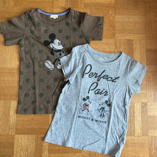 ユニクロ(UNIQLO)のTシャツ　半袖　ディズニー　130  まとめ売り(Tシャツ/カットソー)