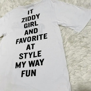 ジディー(ZIDDY)のZIDDY Tシャツチュニック バックプリント 150cm  子供服(Tシャツ/カットソー)