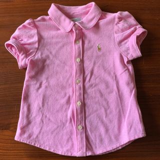 ラルフローレン(Ralph Lauren)のラルフローレン 半袖　ポロシャツ ピンク　18M 85cm(シャツ/カットソー)