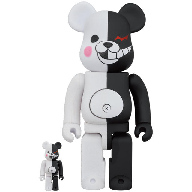 BE@RBRICK モノクマ ラバーコート＆フロッキー 100% 400% 新品