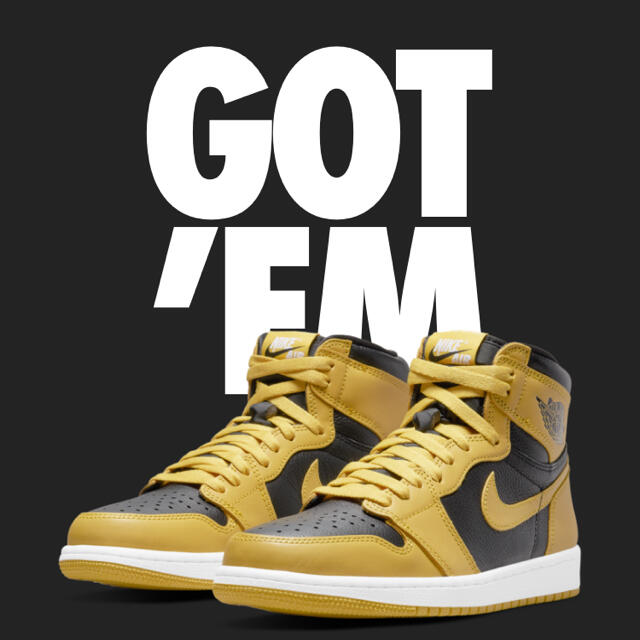 NIKE AIR JORDAN 1 HIGH OG "Pollen" 28.5