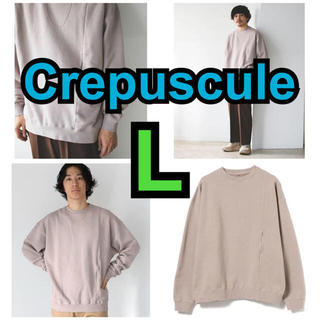 COMOLI(コモリ)のCrepuscule Garment dye Crewneck Sweat L メンズのトップス(スウェット)の商品写真