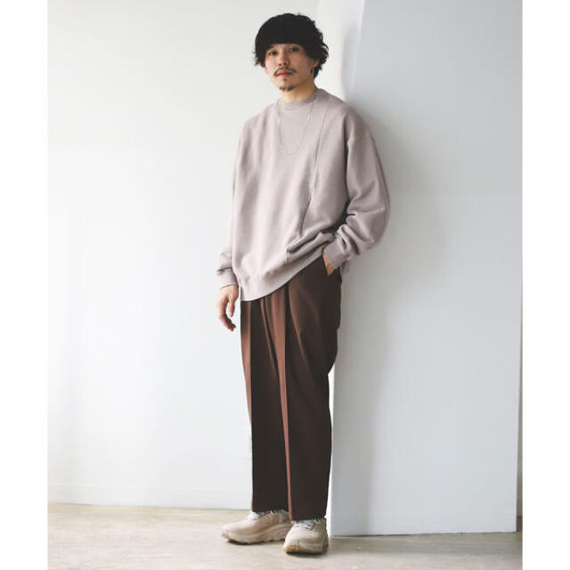 COMOLI(コモリ)のCrepuscule Garment dye Crewneck Sweat L メンズのトップス(スウェット)の商品写真