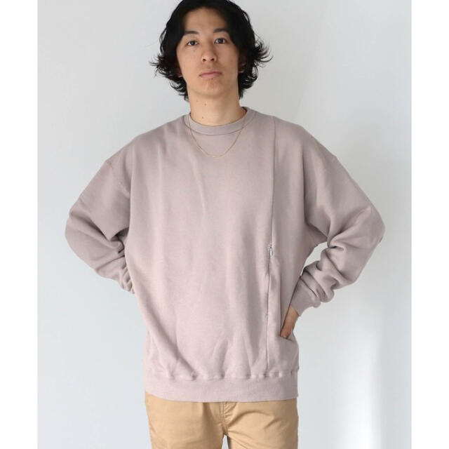 COMOLI(コモリ)のCrepuscule Garment dye Crewneck Sweat L メンズのトップス(スウェット)の商品写真