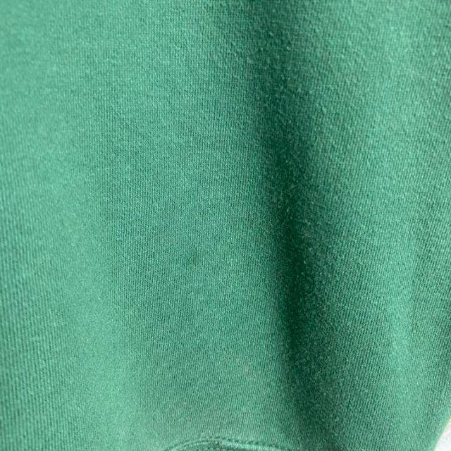 【入手困難】レフトアローン　人気カラー　グリーン　刺繍デカロゴ　スウェット 7