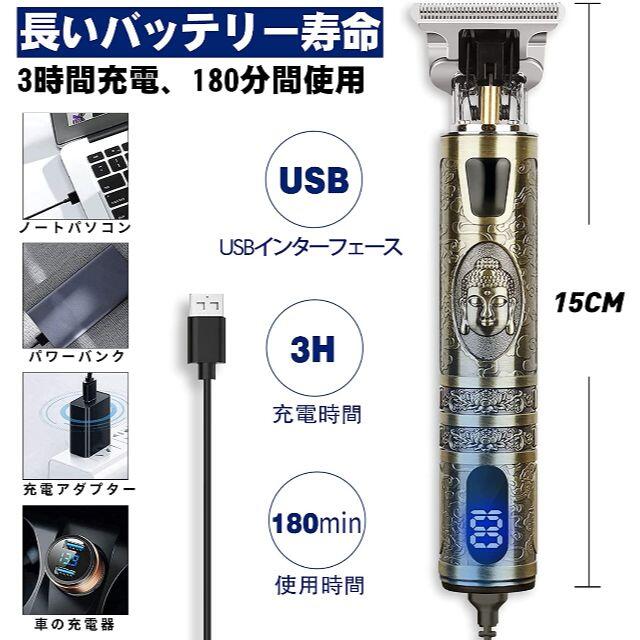 ❤高級感溢れるデザイン性と高い機能性を兼備した逸品♪❤万能バリカン-