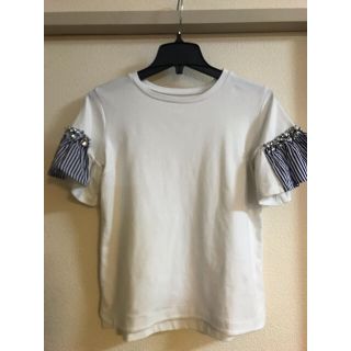 シャツ】 Chesty - chesty ❤︎ 麻 シャツ ビジュー ストライプ 長袖 ...