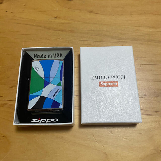 supreme×EMILIO PUCCI zippo