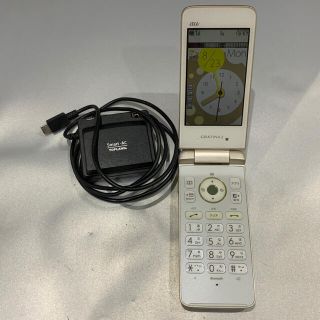 美品 ガラケー au GRATINA2 QUALCOMM 3G(携帯電話本体)