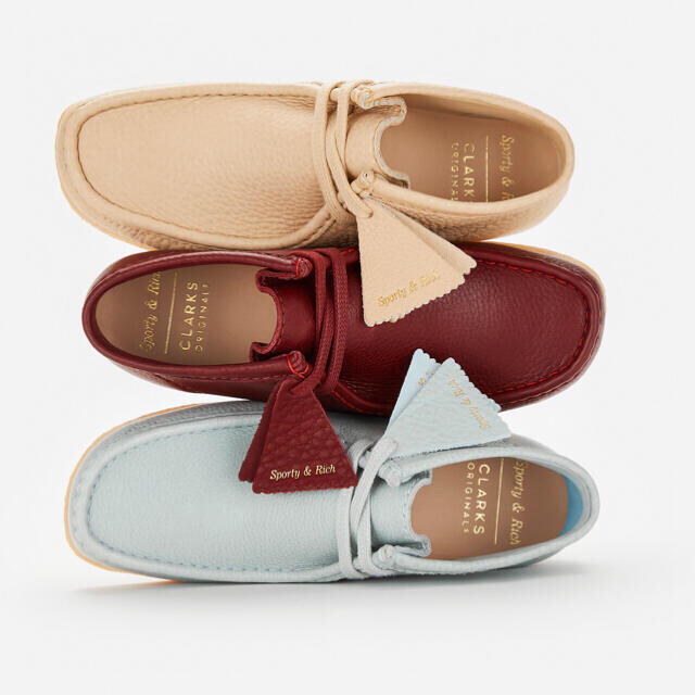 sporty&rich clarks originals wallabee 27